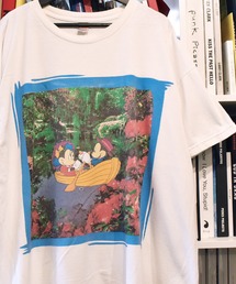 OLDMICKEY （オールドミッキー）の「【ヴィンテージ古着】90's ミッキー & ミニー 絵画風プリントTシャツ（Tシャツ/カットソー・メンズ）」