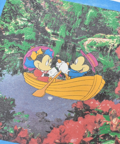 OLDMICKEY （オールドミッキー）の「【ヴィンテージ古着】90's ミッキー & ミニー 絵画風プリントTシャツ（Tシャツ/カットソー・メンズ・ホワイト・X-LARGE）」の5枚目の写真
