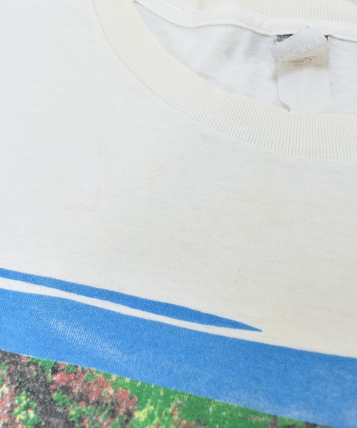 OLDMICKEY （オールドミッキー）の「【ヴィンテージ古着】90's ミッキー & ミニー 絵画風プリントTシャツ（Tシャツ/カットソー・メンズ・ホワイト・X-LARGE）」の8枚目の写真