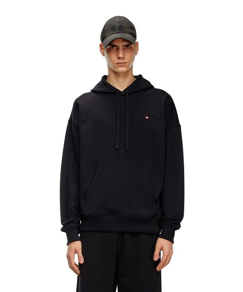 DIESEL(ディーゼル)の「メンズ スウェット パーカー(パーカー・メンズ・グレー/ブラック・XX-LARGE/XXX-LARGE/LARGE/MEDIUM/SMALL/X-LARGE/X-SMALL)」の6枚目の写真