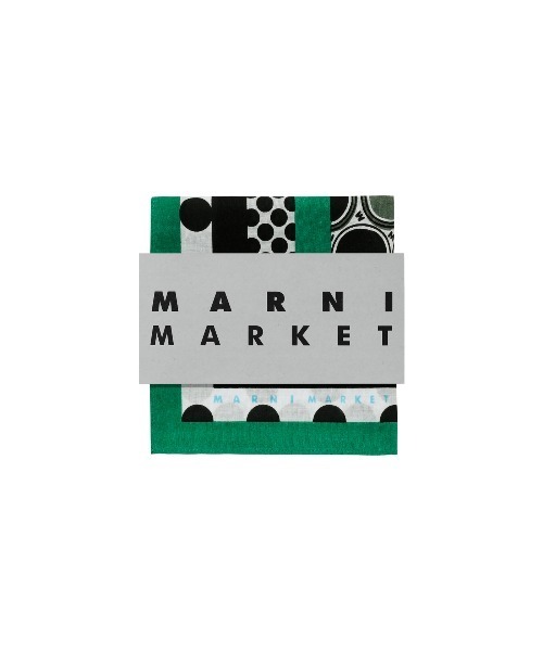MARNI MARKET(マルニマーケット)の「バンダナ(バンダナ/スカーフ・レディース・グリーンドット・FREE)」の3枚目の写真