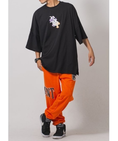 RE730（アールイーセブンサーティー）の「【RE730】ワッペン付きジョガーパンツ　ユニセックス（その他パンツ・メンズ・ブラック/アイボリー/オレンジ/ブルー・LARGE/MEDIUM/SMALL）」の13枚目の写真