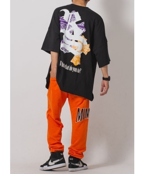 RE730（アールイーセブンサーティー）の「【RE730】ワッペン付きジョガーパンツ　ユニセックス（その他パンツ・メンズ・ブラック/アイボリー/オレンジ/ブルー・LARGE/MEDIUM/SMALL）」の15枚目の写真