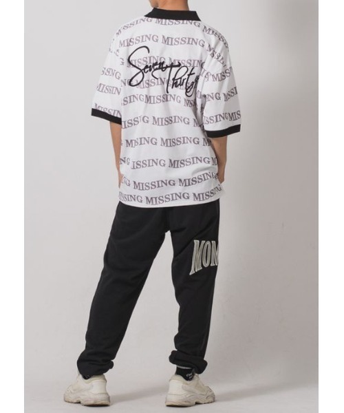 RE730（アールイーセブンサーティー）の「【RE730】ワッペン付きジョガーパンツ　ユニセックス（その他パンツ・メンズ・ブラック/アイボリー/オレンジ/ブルー・LARGE/MEDIUM/SMALL）」の8枚目の写真