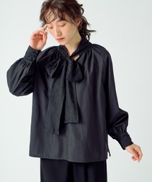 「WHYTO./ホワイト」コンビネーションブータイブラウス