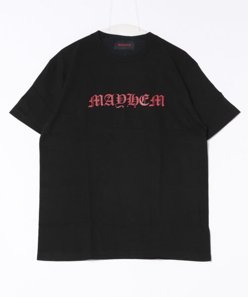 NO WAY(ノーウェイ)の「/MAYHEM/graphic T(Tシャツ/カットソー・レディース・ブラック・LARGE/MEDIUM)」の1枚目の写真