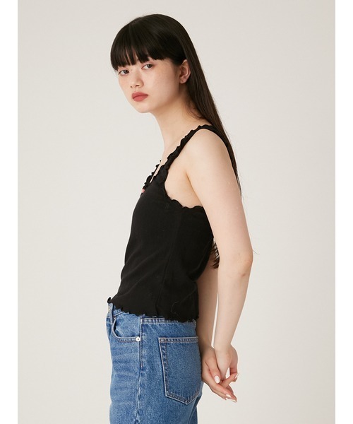 LILY BROWN(リリーブラウン)の「【LILY BROWN Lingerie】コットンフリルタンク(タンクトップ・レディース・その他/ライトピンク/ブラック・SMALL/MEDIUM)」の19枚目の写真