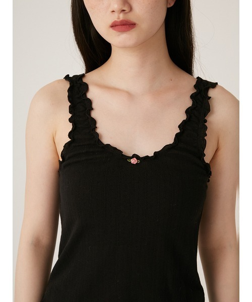 LILY BROWN(リリーブラウン)の「【LILY BROWN Lingerie】コットンフリルタンク(タンクトップ・レディース・その他/ライトピンク/ブラック・SMALL/MEDIUM)」の20枚目の写真