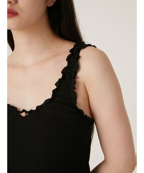 LILY BROWN(リリーブラウン)の「【LILY BROWN Lingerie】コットンフリルタンク(タンクトップ・レディース・その他/ライトピンク/ブラック・SMALL/MEDIUM)」の21枚目の写真
