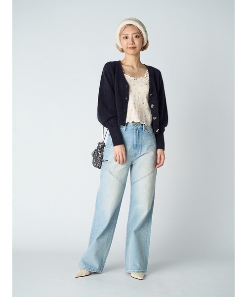LILY BROWN(リリーブラウン)の「【LILY BROWN Lingerie】コットンフリルタンク(タンクトップ・レディース・その他/ライトピンク/ブラック・SMALL/MEDIUM)」の13枚目の写真