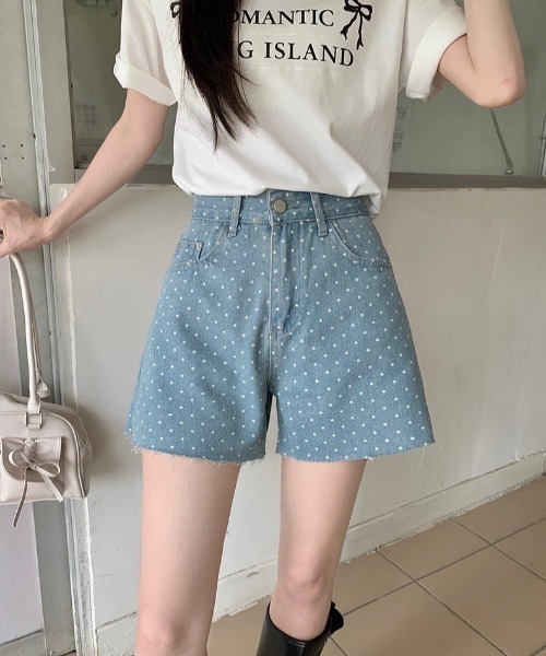 almo（アルモ）の「【LAMPOON】ハートポケットデニムショートパンツ（デニムパンツ・レディース・ブルー/ブラック/サックスブルー・SMALL/MEDIUM）」の21枚目の写真