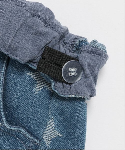 X-girl Stages（エックスガールステージス）の「星柄デニムショートパンツ（その他パンツ・キッズ・ブルー/ライトブルー・90cm/100cm/110cm/120cm/130cm/140cm）」の5枚目の写真