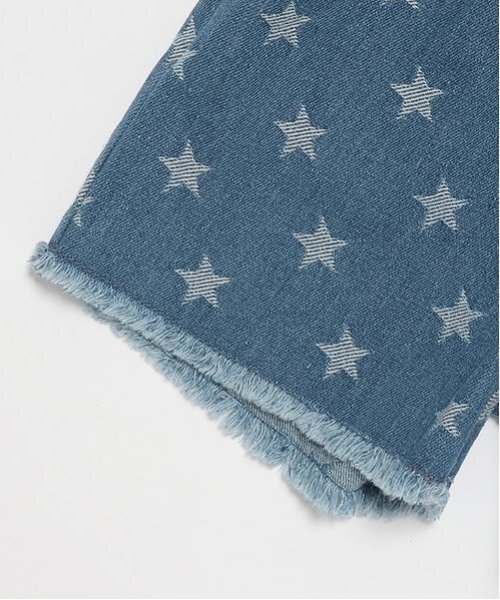 X-girl Stages（エックスガールステージス）の「星柄デニムショートパンツ（その他パンツ・キッズ・ブルー/ライトブルー・90cm/100cm/110cm/120cm/130cm/140cm）」の7枚目の写真