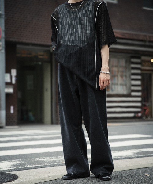 セール】カーブデニムパンツ（デニムパンツ）｜SENSE OF PLACE by