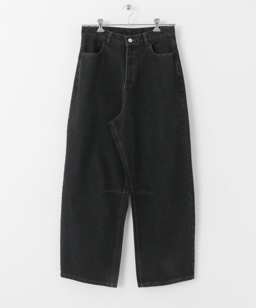 SENSE OF PLACE by URBAN RESEARCH（センスオブプレイスバイアーバンリサーチ）の「カーブデニムパンツ（デニムパンツ・メンズ・ライトインディゴブルー/ブラック・MEDIUM/LARGE）」の17枚目の写真