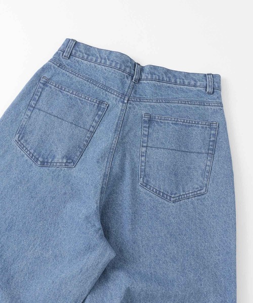 SENSE OF PLACE by URBAN RESEARCH（センスオブプレイスバイアーバンリサーチ）の「カーブデニムパンツ（デニムパンツ・メンズ・ライトインディゴブルー/ブラック・MEDIUM/LARGE）」の22枚目の写真