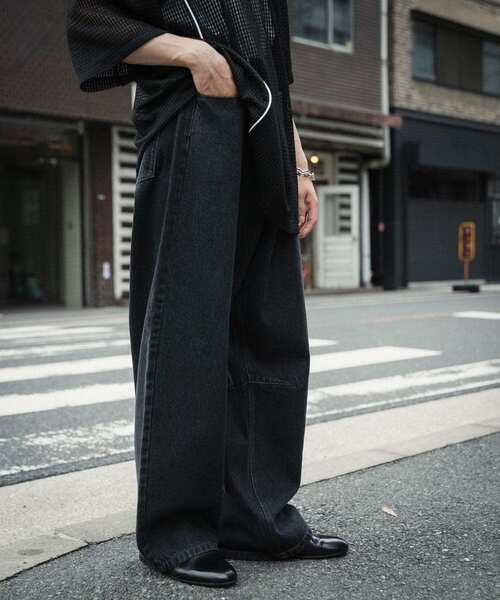 セール】カーブデニムパンツ（デニムパンツ）｜SENSE OF PLACE