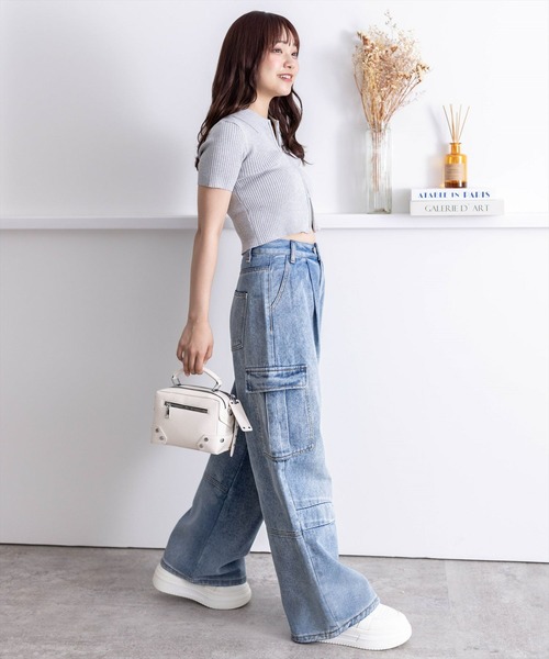 セール】カーゴデニムパンツ≪2024AW新作≫（デニムパンツ