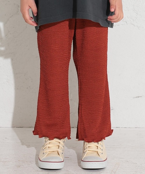 Ocean&Ground(オーシャン&グラウンド)の「スリットフレアパンツ(その他パンツ・キッズ・ブラック/パープル/ブラウン・80/90/95/100/110/120/130/140)」の8枚目の写真