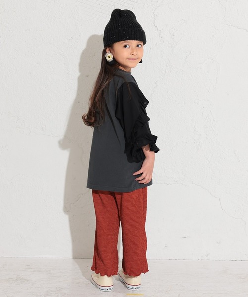 Ocean&Ground(オーシャン&グラウンド)の「スリットフレアパンツ(その他パンツ・キッズ・ブラック/パープル/ブラウン・80/90/95/100/110/120/130/140)」の14枚目の写真