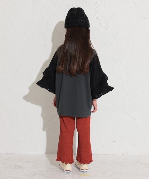 Ocean&Ground(オーシャン&グラウンド)の「スリットフレアパンツ(その他パンツ・キッズ・ブラック/パープル/ブラウン・80/90/95/100/110/120/130/140)」の12枚目の写真