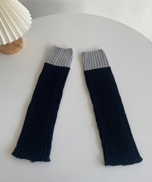 Miniministore(ミニミニストア)の「レッグウォーマー 配色靴下 レディース(ソックス/靴下・レディース・ベージュ/グレー/ブラック/アイボリー・FREE)」の19枚目の写真