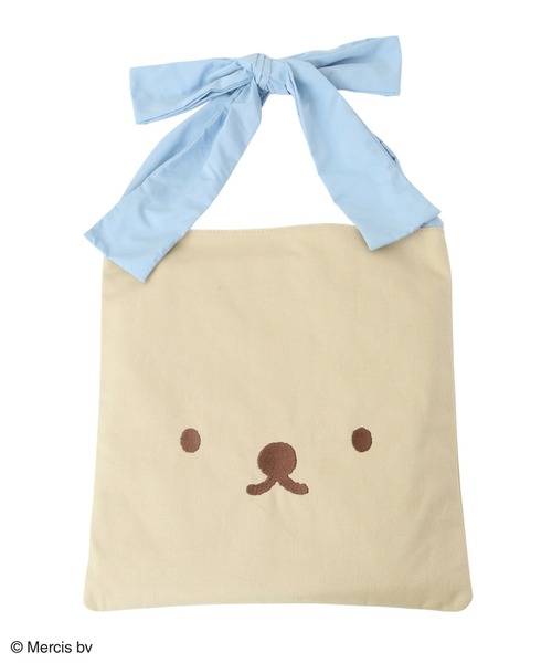 Miffy（ ミッフィー）の「Miffy/フェイスリボンショルダーBag（トートバッグ・レディース・ブラック/グリーン/ブルー/オレンジ/イエロー・FREE）」の3枚目の写真