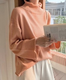 LADY LIKE（レディライク）の「ワイドスリーブロールネックニット（ニット/セーター）」