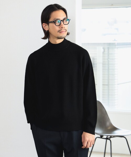 【セール】片畦 モックネック ニット 24AW（ニット/セーター）｜B:MING by BEAMS（ビーミングバイビームス）