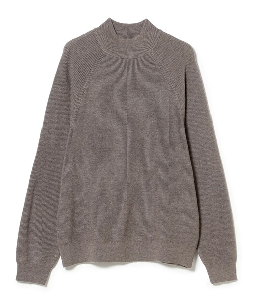 【セール】片畦 モックネック ニット 24AW（ニット/セーター）｜B:MING by BEAMS（ビーミングバイビームス）