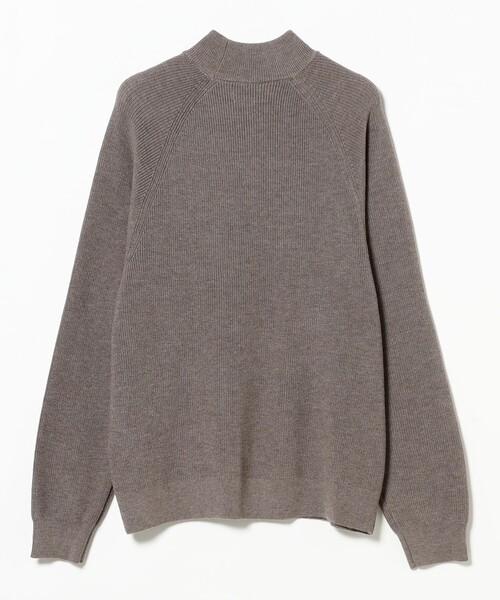 【セール】片畦 モックネック ニット 24AW（ニット/セーター）｜B:MING by BEAMS（ビーミングバイビームス）