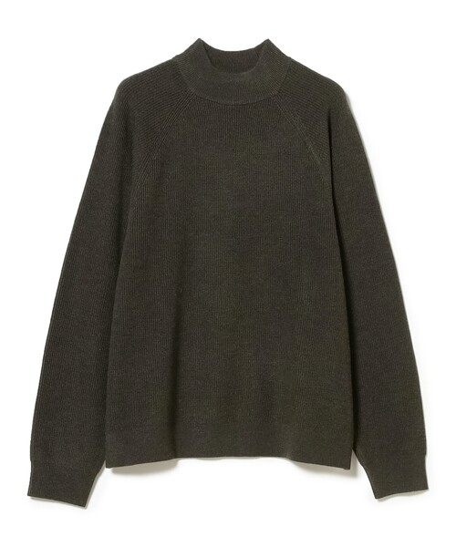 【セール】片畦 モックネック ニット 24AW（ニット/セーター）｜B:MING by BEAMS（ビーミングバイビームス）