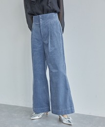VIS | 細コーデュロイワイドパンツ(スラックス)
