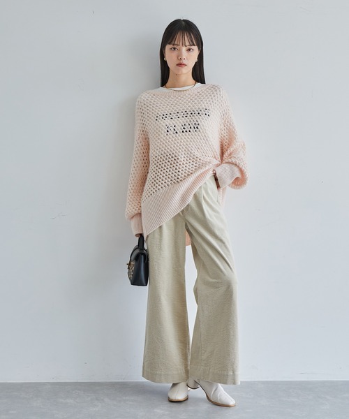 セール】細コーデュロイワイドパンツ（スラックス）｜VIS（ビス）の