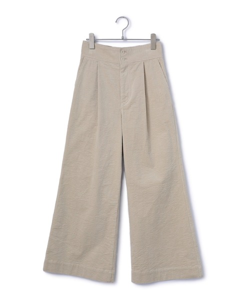 VIS（ビス）の「細コーデュロイワイドパンツ（スラックス・レディース・ベージュ系その他/ブルー系その他4・S/M）」の15枚目の写真