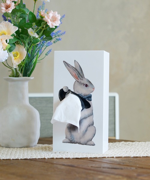 「SPEXTRUM/スペクトラム」Flapper tissue Tissue UP Tale Cat /Rabbit フラッパー・ティッシュボックス（インテリア雑貨）｜SPEXTRUM（スペクトラム） pattayablatt.com