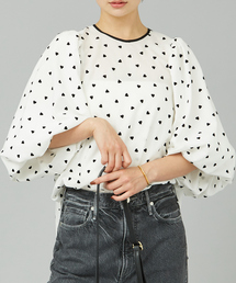 Rouge vif | ハートフロッキーブラウス(シャツ/ブラウス)