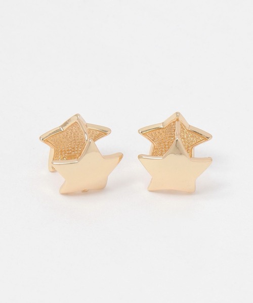 FOREVER 21(フォーエバー トゥエンティーワン)の「スターピアス(ピアス(両耳用)・レディース・シルバー/ゴールド・FREE)」の1枚目の写真