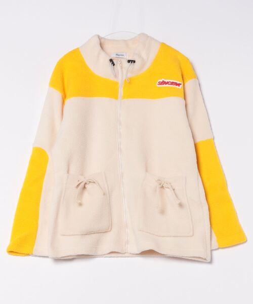 Mayree（メイリー）の「【Mayree】モコモコ ボア ジャケット（ブルゾン・レディース・グレー/ピンク/イエロー・FREE）」の12枚目の写真