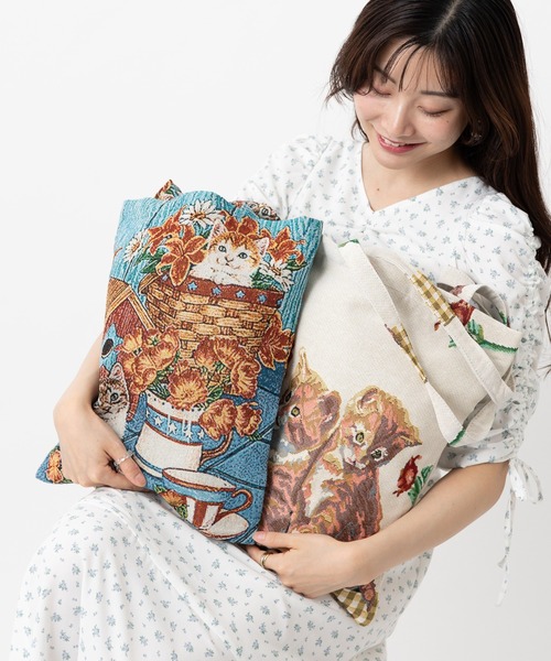 ABBEY MARKET(アビーマーケット)の「ジャガード織 ネコ柄トートバッグ(トートバッグ・レディース・その他5/その他1/その他2/その他3/その他4/その他6/その他7/その他8/その他11/その他12/その他9/その他10・FREE)」の18枚目の写真