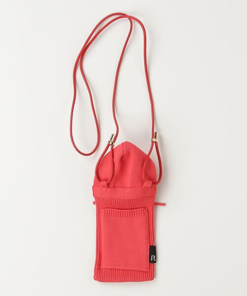 ROOTOTE(ルートート)の「ROOTOTE ニットフード付きスマホショルダー(ショルダーバッグ・レディース・オレンジ/イエロー/パープル/グリーン/ピンク/アイボリー/レッド・FREE)」の8枚目の写真