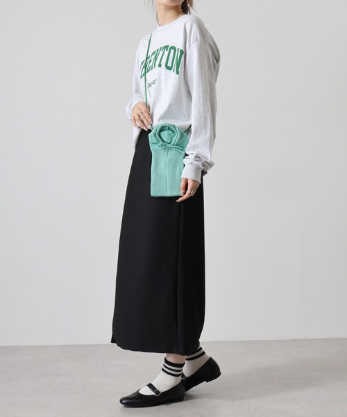 ROOTOTE(ルートート)の「ROOTOTE ニットフード付きスマホショルダー(ショルダーバッグ・レディース・オレンジ/イエロー/パープル/グリーン/ピンク/アイボリー/レッド・FREE)」の11枚目の写真