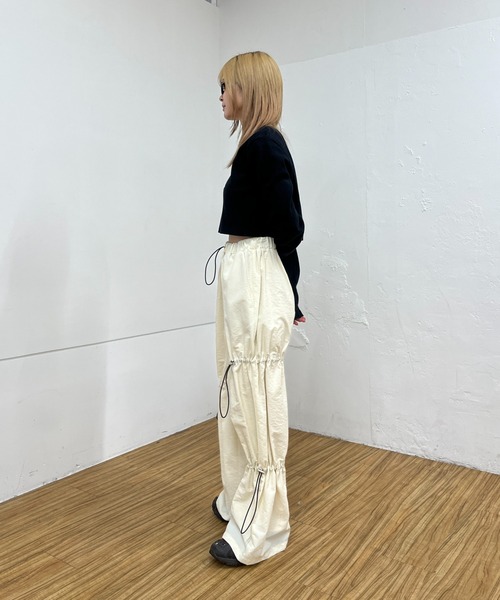 WHO'S WHO gallery（フーズフーギャラリー）の「スラックス（スラックス・レディース・ブラック・FREE）」の3枚目の写真