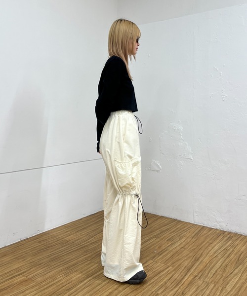 WHO'S WHO gallery（フーズフーギャラリー）の「スラックス（スラックス・レディース・ブラック・FREE）」の4枚目の写真