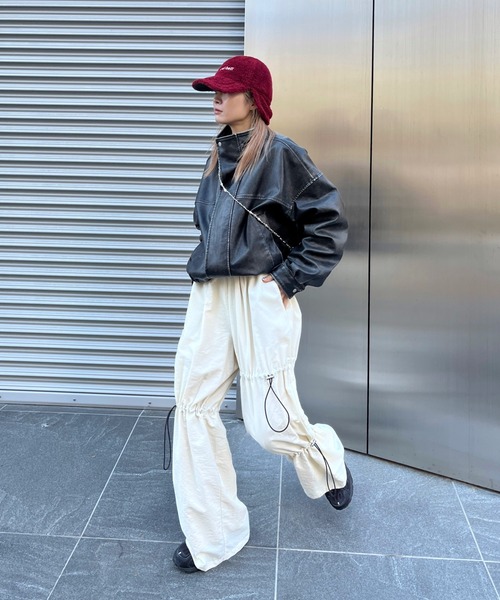 WHO'S WHO gallery（フーズフーギャラリー）の「スラックス（スラックス・レディース・ブラック・FREE）」の8枚目の写真