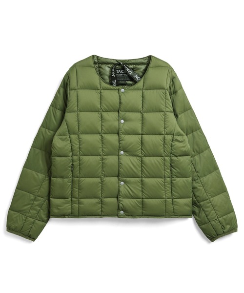 TAION（タイオン）の「【TAION(タイオン)】〈キッズ〉ベーシック クルーネックボタン インナーダウンジャケット（ダウンジャケット/コート・キッズ・ダークオリーブ/カーキ/ブラウン系1/ブラック系3/レッド系その他/チョコ/ミント/ブラック/ライム/バーガンディー/グレー/サンドベージュ/レモンイエロー/ネイビー系6/ダークパープル/ベージュ/ラベンダー/ダークオレンジ/ダークネイビー/オレンジ/ネイビー/チャコール/チャコールグレー/キャメル/ダークグリーン/ライトピンク/オリーブ/ダークブルー/モカ/ライトブルー/オフホワイト/ケリーグリーン/ライトグレー/ベージュ系5・130/110/150/140/120/100）」の15枚目の写真