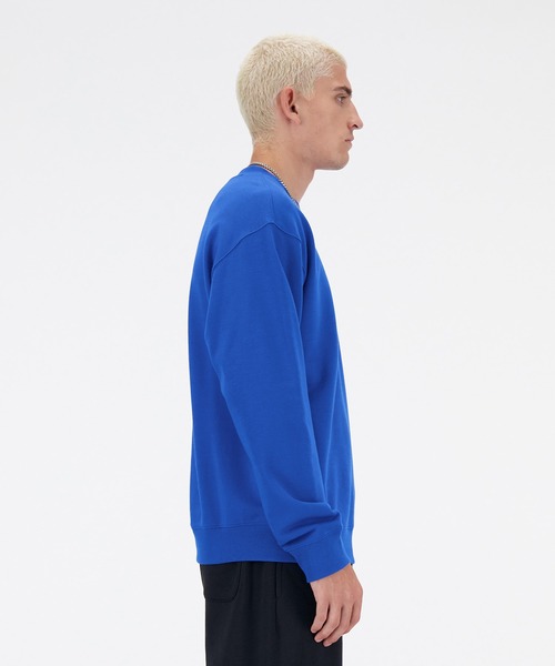 NEW BALANCE（ニューバランス）の「Sport Essentials Stacked Logo スウェットクルー（スウェット・メンズ・ブルー・SMALL/MEDIUM/LARGE/X-LARGE/XX-LARGE）」の6枚目の写真