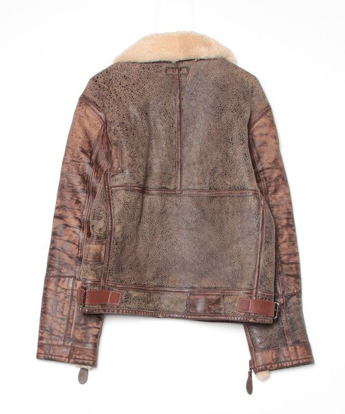 Polo by Ralph Lauren ブラウン　ボンバージャケット POLO RALPH LAUREN（ポロ ラルフ ローレン）の「レザートリム