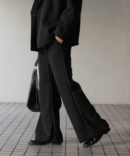 セール】『わたべ×SOP』『セットアップ対応』ツイードワイドフレア