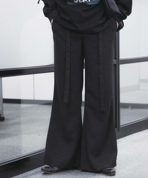 セール】『わたべ×SOP』『セットアップ対応』ツイードワイドフレア